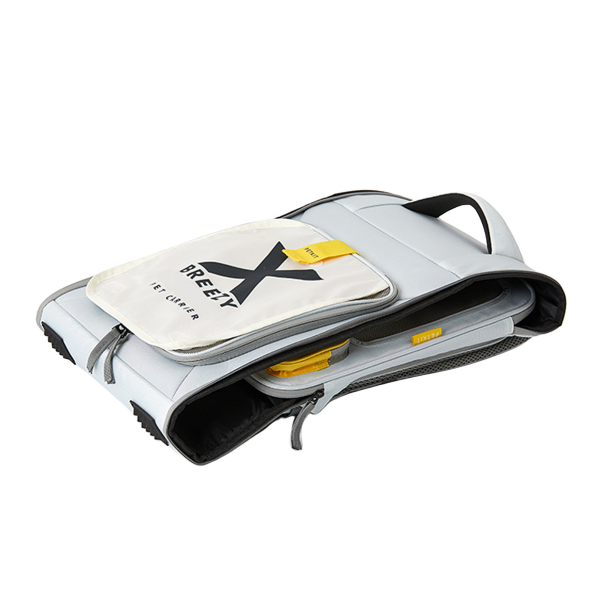 PETKIT Breezy xZone Katzenrucksack Transporttasche mit Lüfter Grau