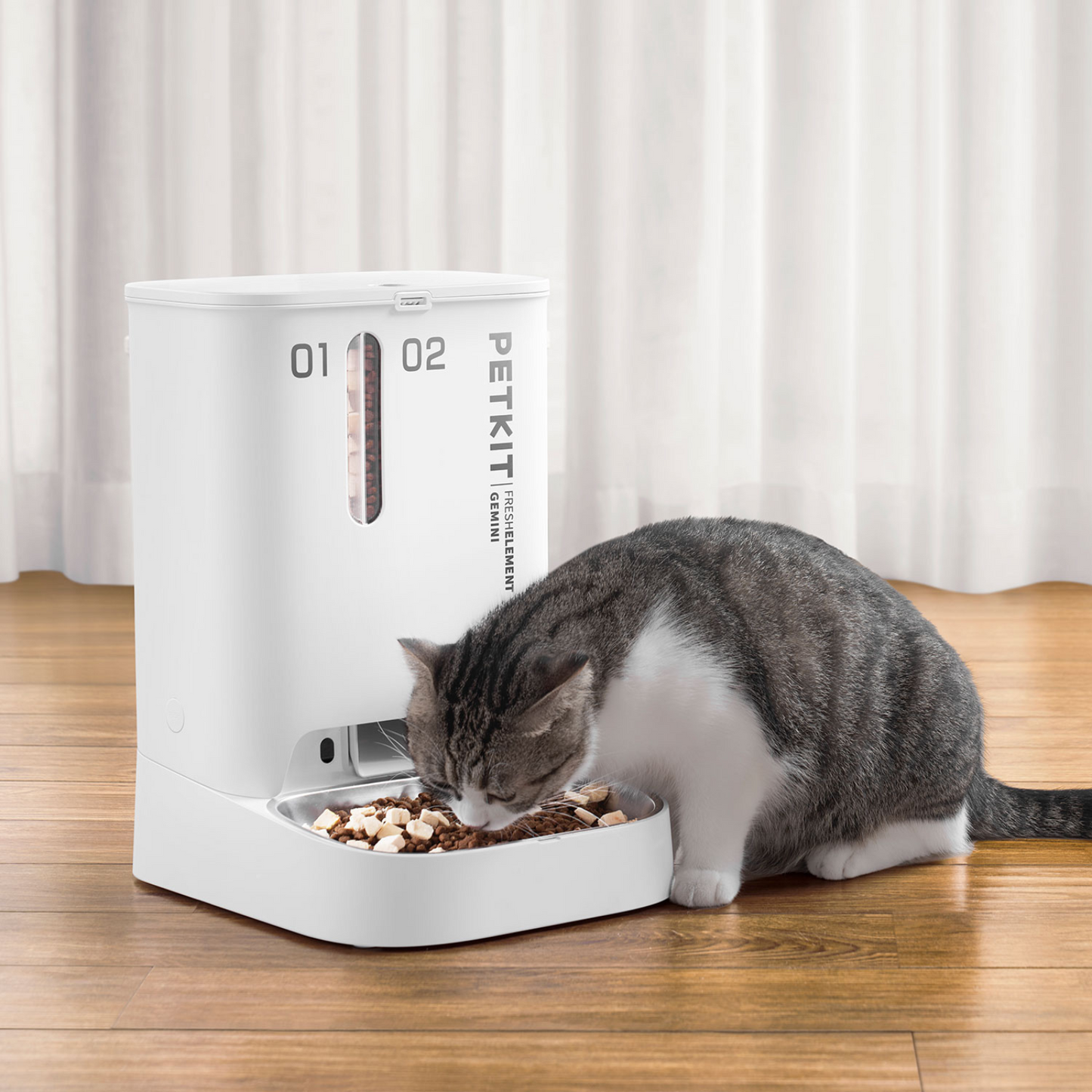 Petkit Futterautomat YumShare Dual-Hopper mit Kamera