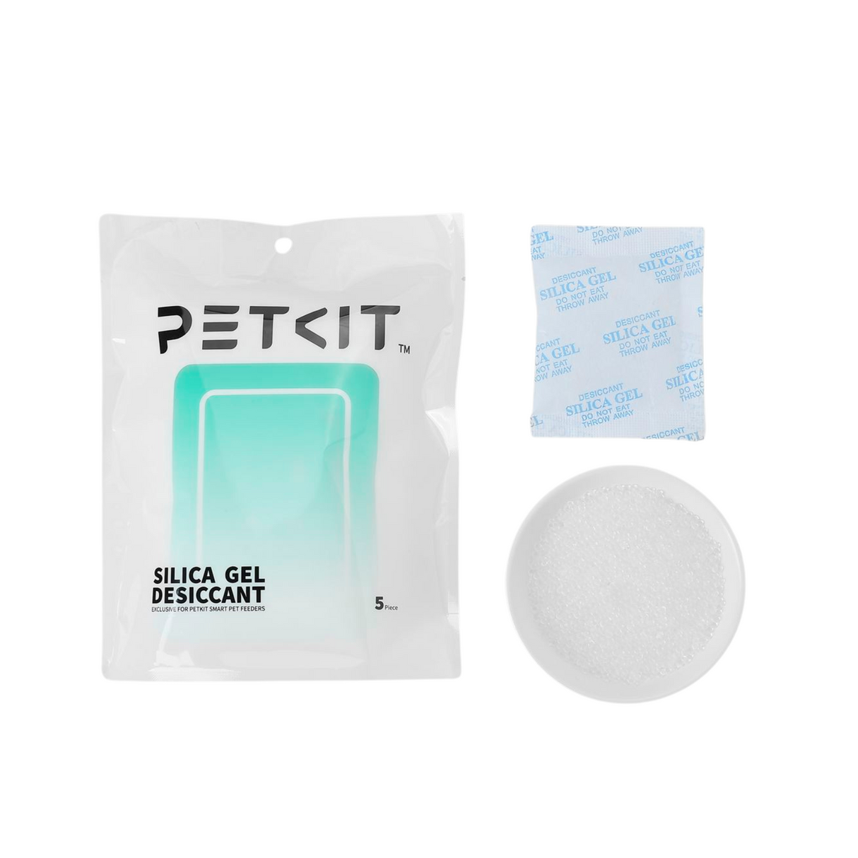 PETKIT Feuchtigkeitsbeutel Futterautomat 5 Stück Desiccant Silikagel