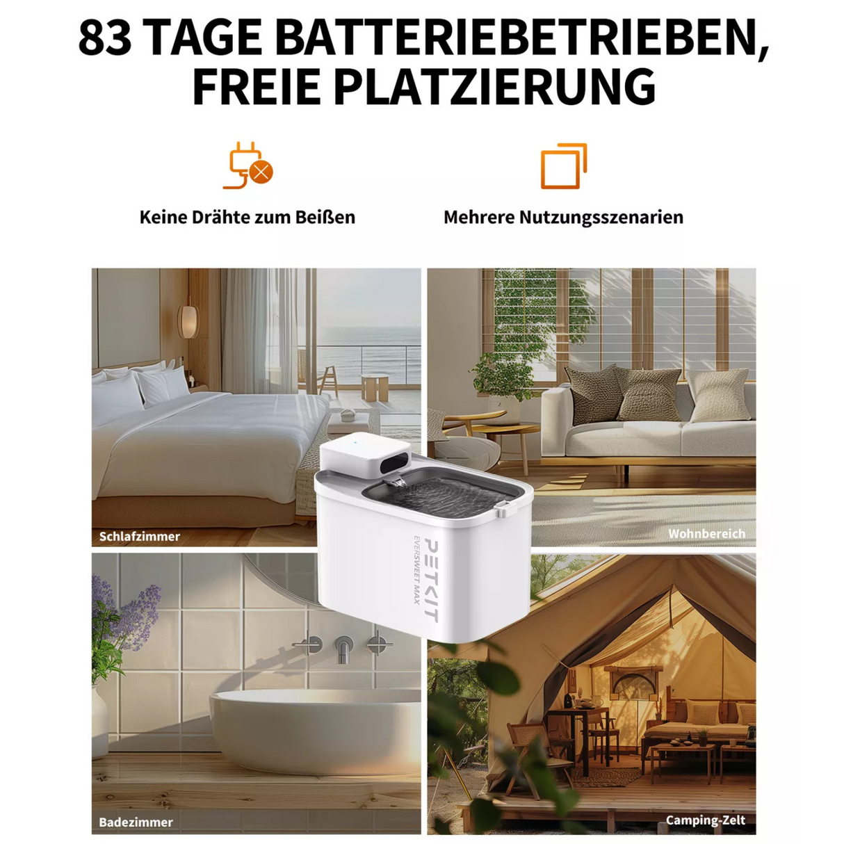 PETKIT Eversweet Max Katzenbrunnen Trinkbrunnen