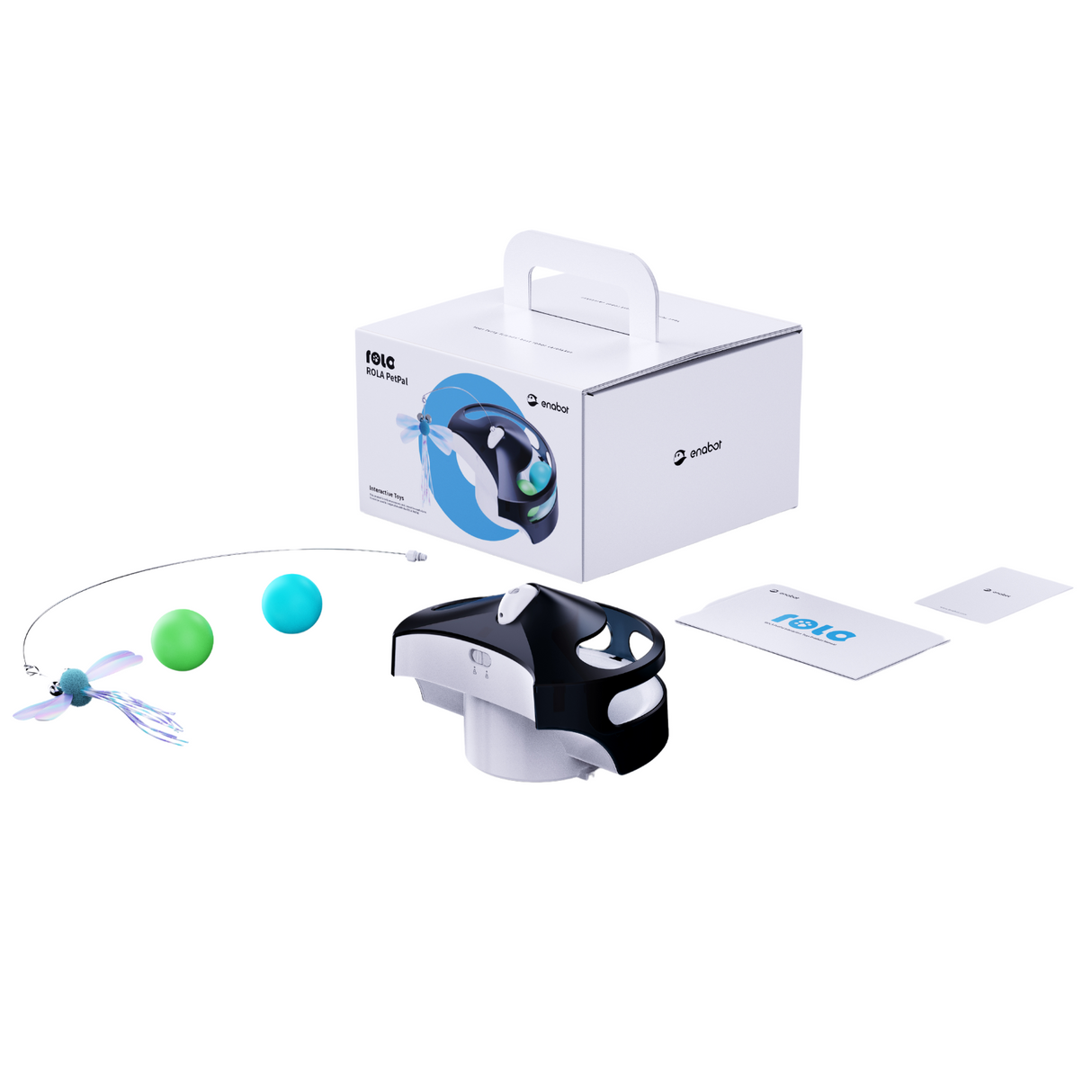 ENABOT ROLA PetPal Spiele Modul interaktives Katzenspielzeug Laser App