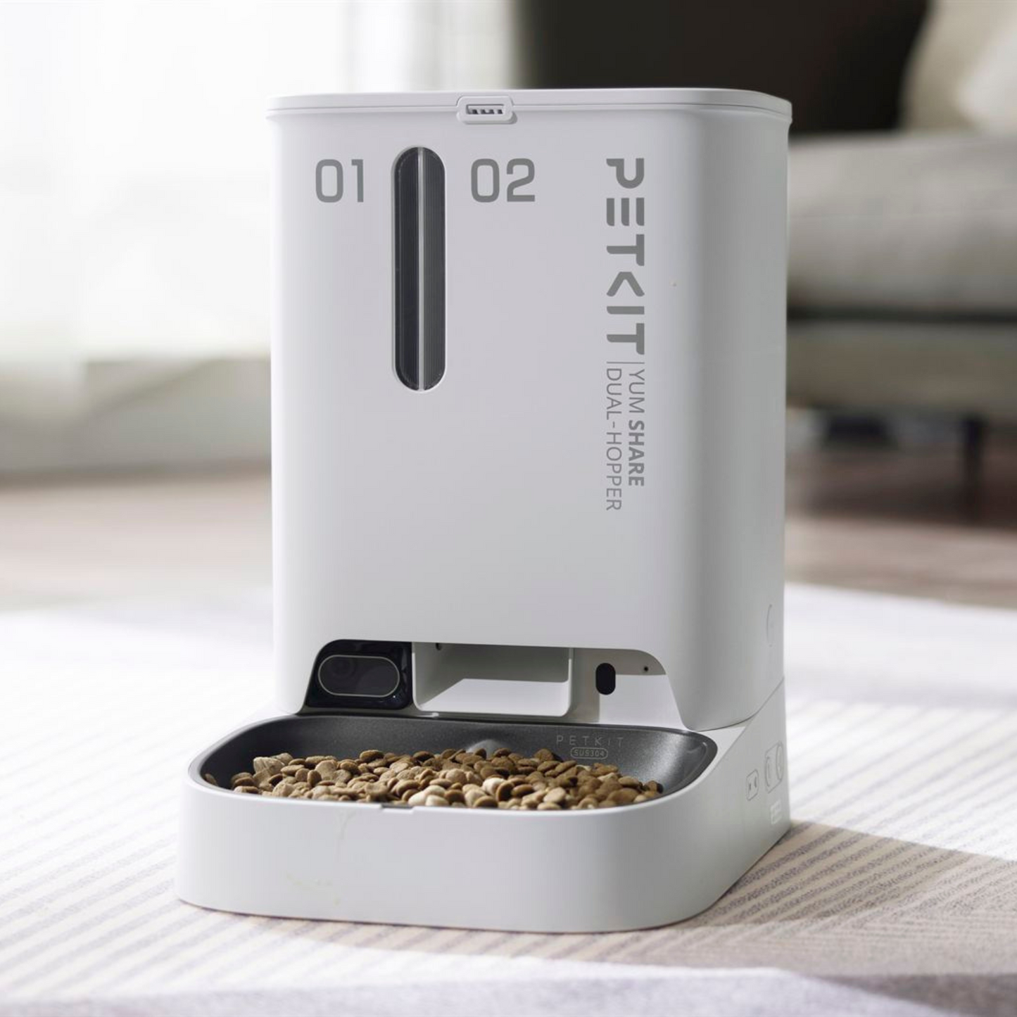 Petkit Futterautomat YumShare Dual-Hopper mit Kamera