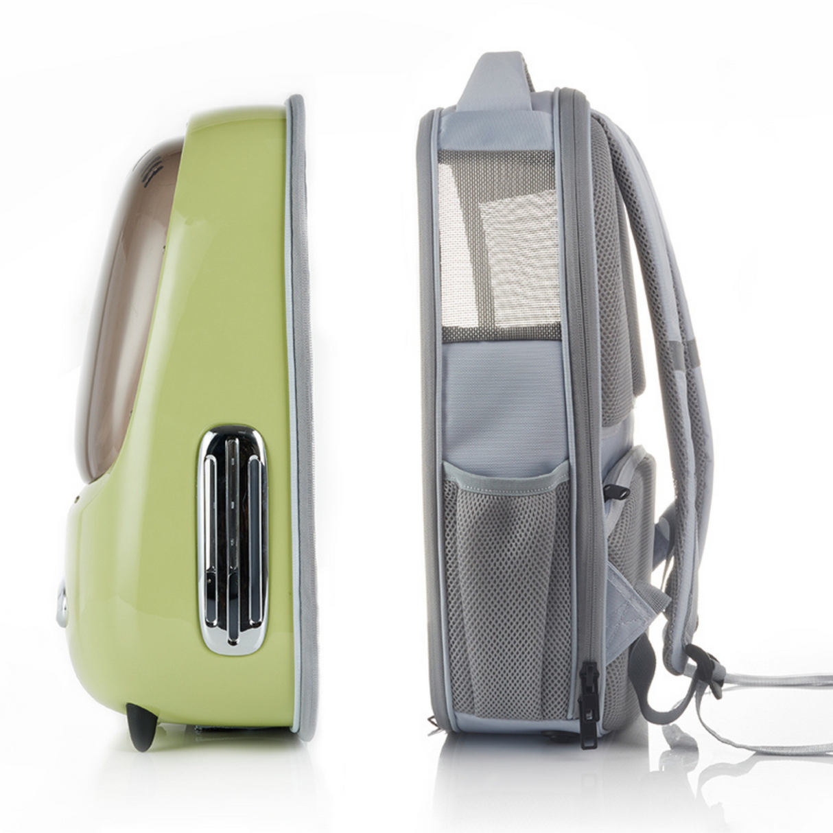 PETKIT Breezy2 Katzenrucksack Transporttasche mit Lüfter Grün