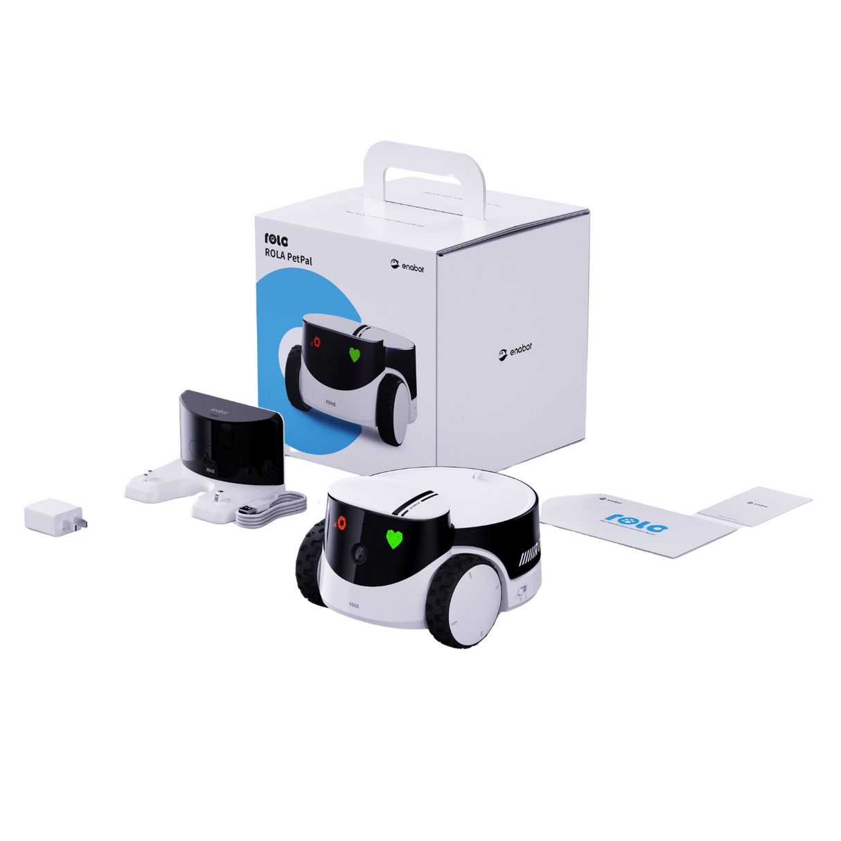 ENABOT ROLA PetPal Tierroboter 1080p Kamera Leckerli Spender App Laser