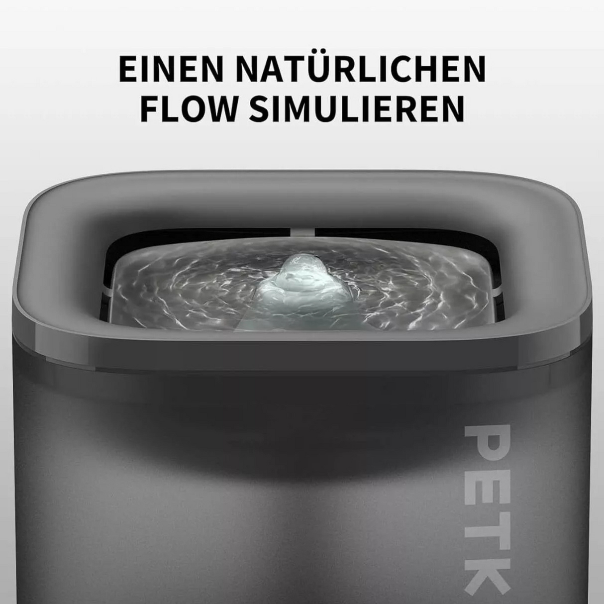 PETKIT Eversweet Solo SE Katzenbrunnen leise, Trinkbrunnen Grau