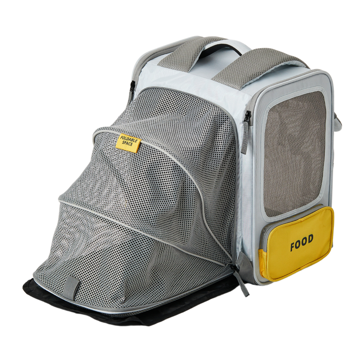 PETKIT Breezy xZone Katzenrucksack Transporttasche mit Lüfter Grau