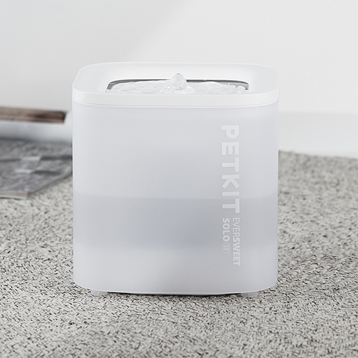 PETKIT Eversweet Solo SE Katzenbrunnen leise, Trinkbrunnen weiß