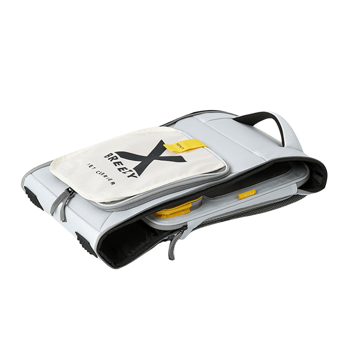 PETKIT Breezy xZone Katzenrucksack Transporttasche mit Lüfter Grau