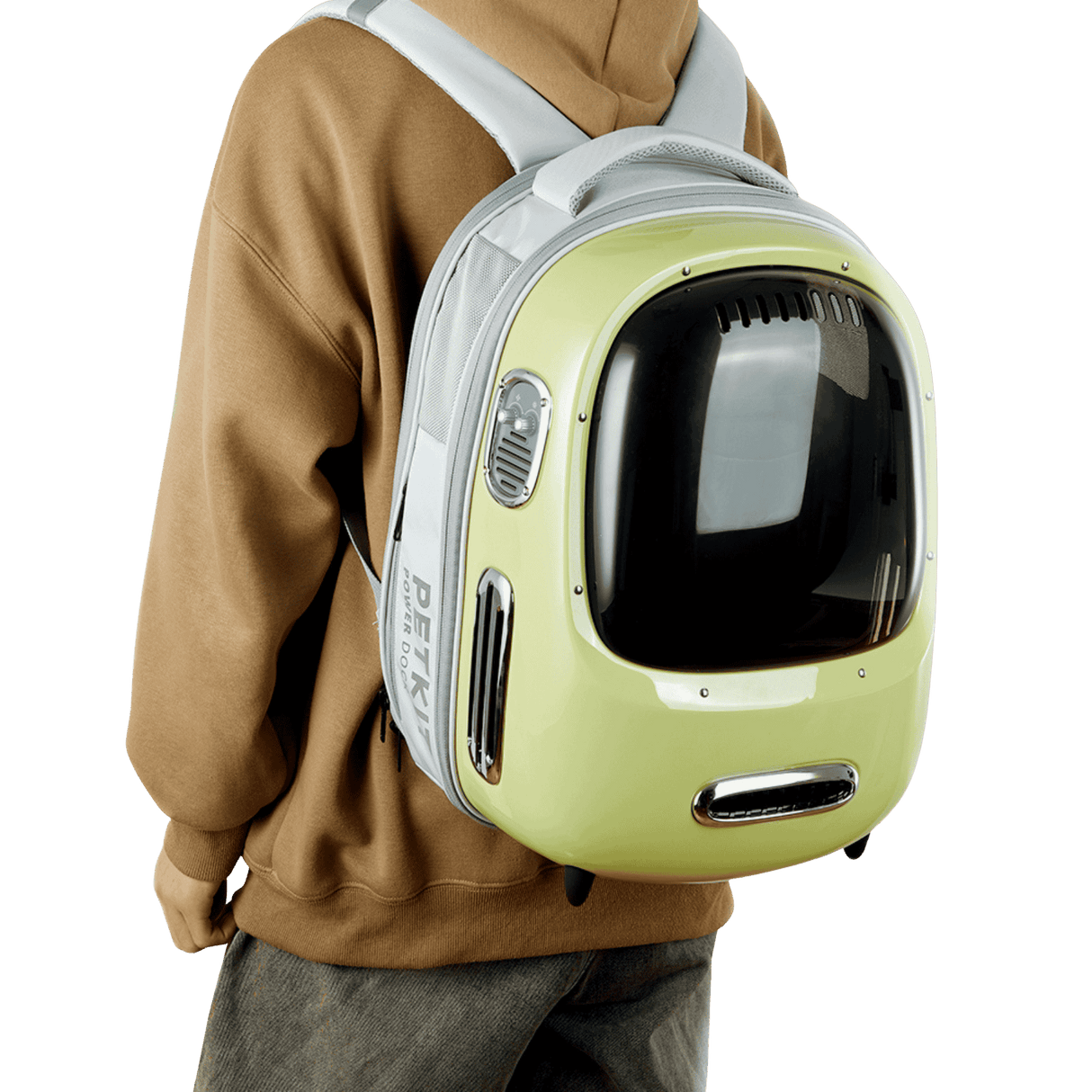 PETKIT Breezy2 Katzenrucksack Transporttasche mit Lüfter Grün