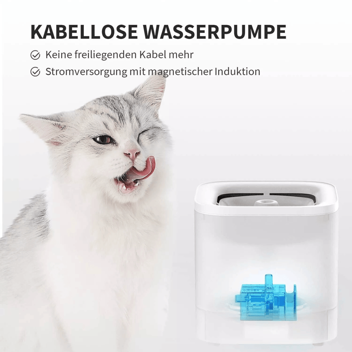 PETKIT Eversweet Solo SE Katzenbrunnen leise, Trinkbrunnen Grau