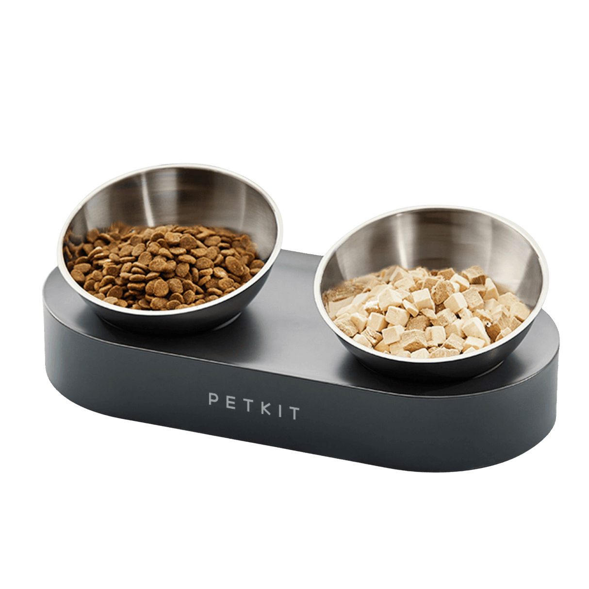 PETKIT Katzennapf Nano Metall erhöht Edelstahl 15 Grad geneigt rutschfest