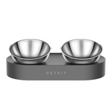 PETKIT Katzennapf Nano Metall erhöht Edelstahl 15 Grad geneigt rutschfest