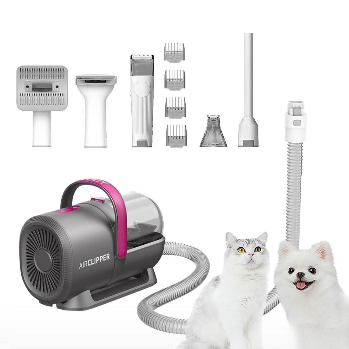 PETKIT Tierfell Staubsauger Set Fellpflege leise HEPA für Katzen Hunde