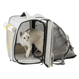 PETKIT Breezy xZone Katzenrucksack Transporttasche mit Lüfter Grau