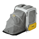 PETKIT Breezy xZone Katzenrucksack Transporttasche mit Lüfter Grau