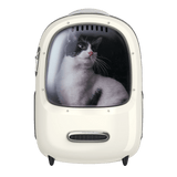 PETKIT Breezy2 Katzenrucksack Transporttasche mit Lüfter Cremeweiß