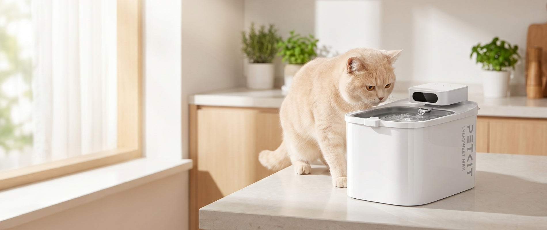 PETKIT Trinkbrunnen Zubehör mit Wasserfiltern und Reinigungsset für Katzenbrunnen
