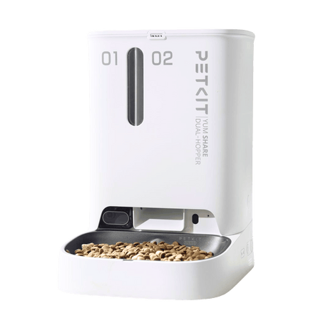 PETKIT YumShare Dual-Hopper Futterautomat Kamera WLAN App Katzen Futterspender